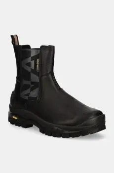 Napapijri ghete chelsea de piele PEAK barbati, culoarea negru, NP0A4H73CO.041 imagine