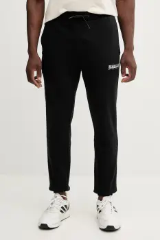 Napapijri pantaloni de trening M-Gori culoarea negru, uni, NP0A88UH9411 imagine