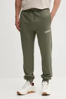 Napapijri pantaloni de trening M-Gori culoarea verde, uni, NP0A88UHG0A1 imagine