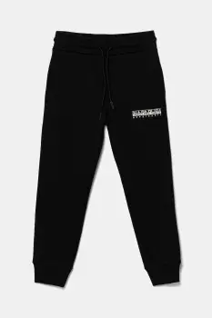 Napapijri pantaloni de trening pentru copii M-GORI culoarea negru, uni, NP0A891C9411 imagine