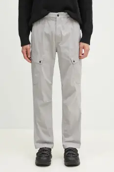 Napapijri pantaloni M-Senio Cargo barbati, culoarea gri, NP0A4IDVH621 imagine