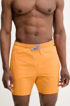 Napapijri pantaloni scurti de baie V-Haldane culoarea portocaliu, NP0A4HRZA701 imagine