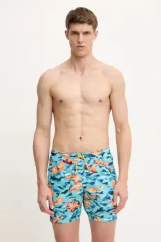 Napapijri pantaloni scurti de baie V-Inuvik culoarea turcoaz, NP0A4IBLFDA1 imagine