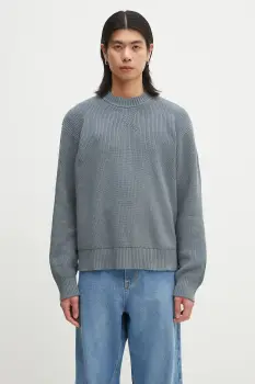 Napapijri pulover D-Rignano barbati, culoarea gri, calduros, NP0A4INQG1Y1 imagine