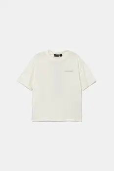 Napapijri tricou de bumbac pentru copii S-INOT culoarea bej, cu imprimeu, NP0A891F2061 imagine