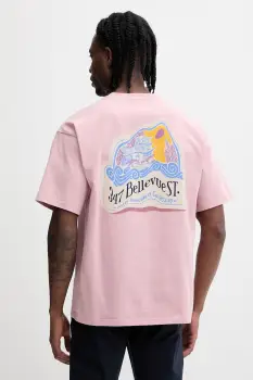 Napapijri tricou din bumbac FLUORITE imagine