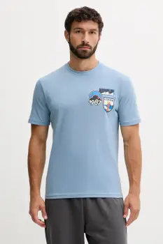 Napapijri tricou din bumbac S-Montepiana cu imprimeu, NP0A88SVI841 imagine