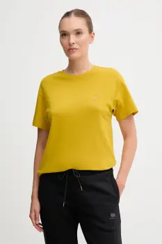 Napapijri tricou din bumbac S-Nina culoarea galben, NP0A4H87Y1O1 imagine