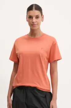 Napapijri tricou din bumbac S-Nina femei, culoarea portocaliu, NP0A4H87A691 imagine