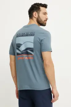 Napapijri tricou din bumbac S-Sovana barbati, cu imprimeu, NP0A4IE4G1Y1 imagine