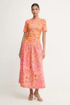 Never Fully Dressed rochie de vara din bumbac cu elastan imagine