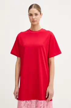 Never Fully Dressed rochie din bumbac cu elastan imagine