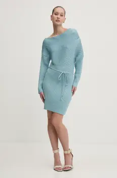 Never Fully Dressed rochie mini, mulata, NFDKN606 imagine