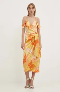 Never Fully Dressed rochie Vienna midi, evazati, NFDDR1534 imagine