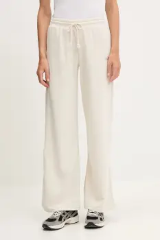 New Balance pantaloni de trening culoarea bej, uni, WP51503LIN imagine