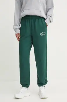 New Balance pantaloni de trening culoarea verde, cu imprimeu, WP43500NWG imagine