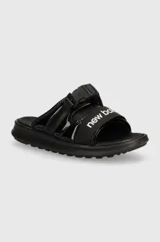 New Balance papuci femei, culoarea negru, SWA330D3 imagine