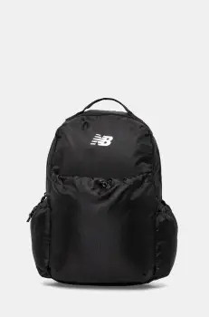 New Balance rucsac culoarea negru, mare, neted, LAB51900BK imagine