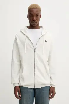 New Era bluza culoarea gri, cu gluga, melanj, 60752360 imagine