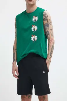 New Era pantaloni scurti barbati, culoarea negru imagine