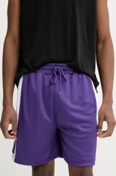 New Era pantaloni scurti barbati, culoarea violet, 60596420 imagine