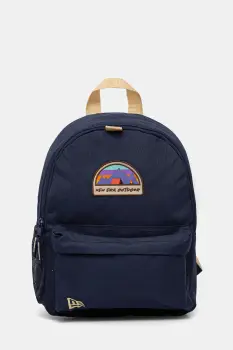 New Era rucsac culoarea bleumarin, mic, cu imprimeu, 60667095 imagine