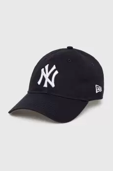 New Era sapca de baseball din bumbac culoarea albastru marin, cu imprimeu, NEW YORK YANKEES imagine