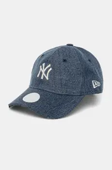 New Era sapca de baseball din bumbac culoarea bleumarin, cu imprimeu, 60595375 imagine