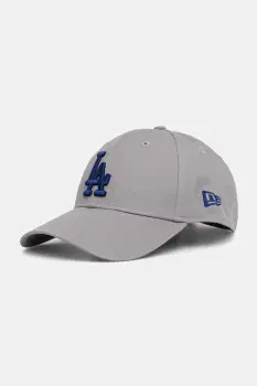 New Era sapca de baseball din bumbac culoarea gri, 60691275 imagine