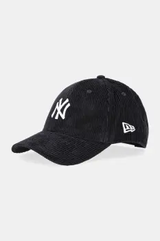 New Era sapca de baseball din bumbac culoarea negru, 60691062 imagine