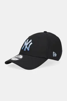 New Era sapca de baseball din bumbac culoarea negru, 60691277 imagine