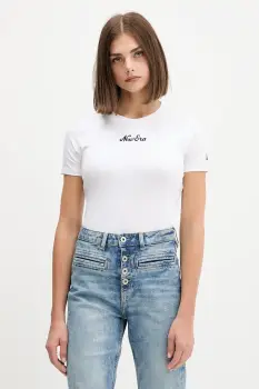 New Era tricou culoarea alb, 60564942 imagine