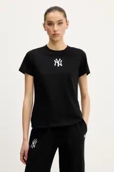 New Era tricou din bumbac culoarea negru, 60564899 imagine