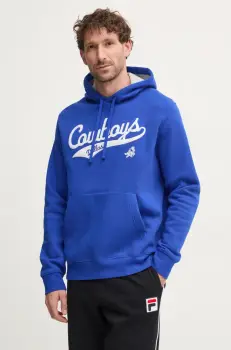 Nike bluza Dallas Cowboys barbati, culoarea violet, cu gluga, cu imprimeu, 2KDK-067P-V6Z-V7Q imagine