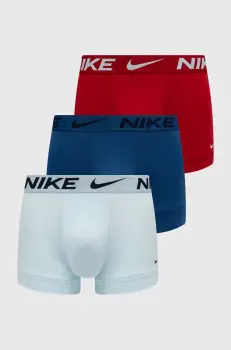 Nike boxeri 3-pack barbati, culoarea alb imagine