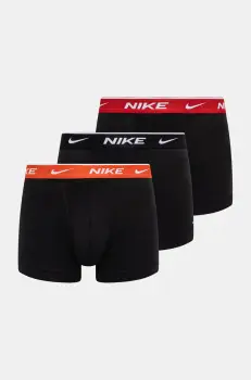 Nike boxeri 3-pack barbati, culoarea negru, 0000KE1007 imagine