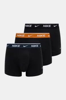 Nike boxeri 3-pack barbati, culoarea negru, 0000KE1008 imagine