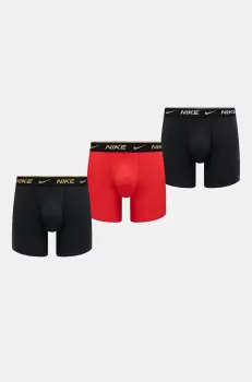 Nike boxeri 3-pack barbati, culoarea rosu, 0000KE1007 imagine