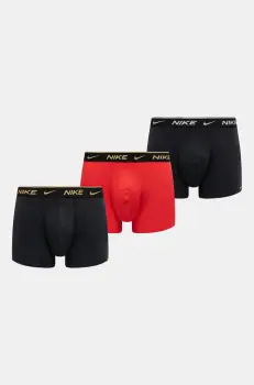 Nike boxeri 3-pack barbati, culoarea rosu, 0000KE1008 imagine