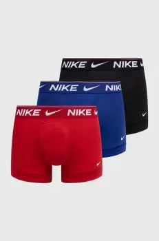 Nike boxeri 3-pack barbati, culoarea rosu imagine