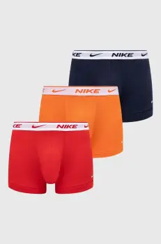 Nike boxeri 3-pack barbati, culoarea rosu imagine