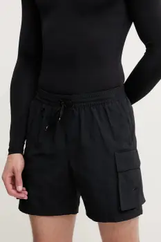 Nike pantaloni scurti culoarea negru, NESSF503 imagine