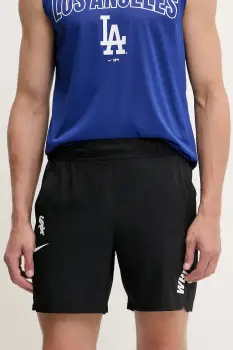 Nike pantaloni scurti de antrenament Chicago White Sox culoarea negru, 01NA-00A-RX-F0V imagine