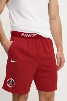 Nike pantaloni scurti de antrenament Los Angeles Angels culoarea rosu, 015E-163N-ANG-RLY imagine