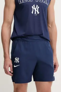 Nike pantaloni scurti de antrenament New York Yankees culoarea bleumarin, 01NA-44B-NK-F0V imagine