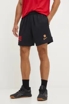 Nike pantaloni scurti de antrenament San Francisco 49ers culoarea negru, 02EO-048Y-73-ZLE imagine