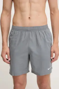 Nike pantaloni scurti de baie culoarea gri, NESSF559 imagine