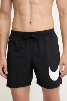 Nike pantaloni scurti de baie culoarea negru, NESSF508 imagine