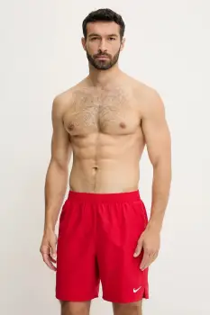 Nike pantaloni scurti de baie culoarea rosu, NESSF559 imagine