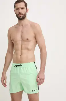 Nike pantaloni scurti de baie culoarea verde imagine